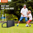 VEVOR Soccer Rebounder Board, 115x45 cm Portable Soccer Wall with 2 Angles Rebound, Foldable HDPE Kickback Rebound Board, Soccer Training Equipment for Kids and Adults, Passing & Shooting Practice