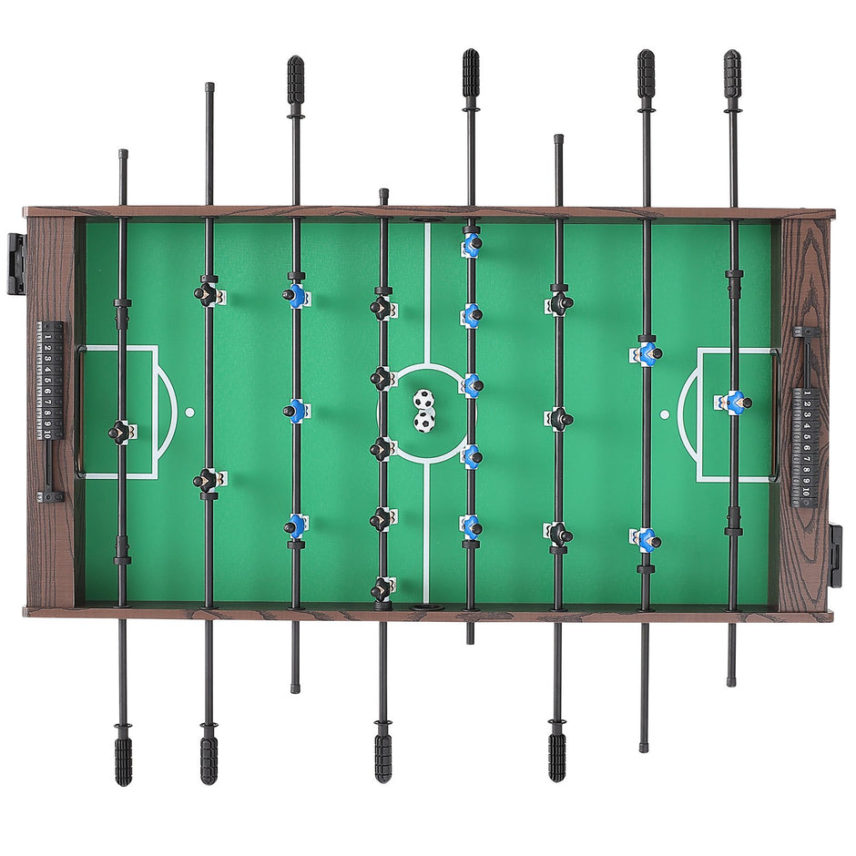 VEVOR Foosball Table, 48 inch Standard Size Foosball Table, Indoor Full Size Foosball Table for Home, Family, and Game Room, Soccer with Foosball Table Set, Includes 2 Balls and 2 Cup Holders
