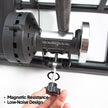 Portable Indoor Exercise Bike Trainer Stand Stationary Bicycle Training Stand Magnetic 6 Level Resistance For Indoor Riding with Noise Reduction Wheel