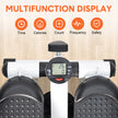 Mini Stepper Home Office Stair Stepper Machine with Resistance Bands and LCD Monitor for Full Body Workout Cardio Exercises Calves Trainer Calf Stretch